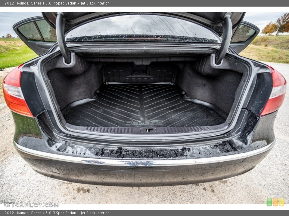 Jet Black Interior Trunk for the 2012 Hyundai Genesis 5.0 R Spec Sedan #143248396