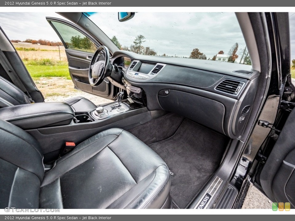 Jet Black Interior Dashboard for the 2012 Hyundai Genesis 5.0 R Spec Sedan #143248421