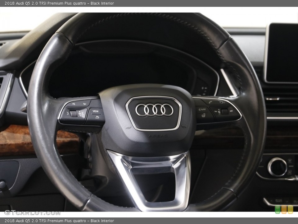 Black Interior Steering Wheel for the 2018 Audi Q5 2.0 TFSI Premium Plus quattro #143250968