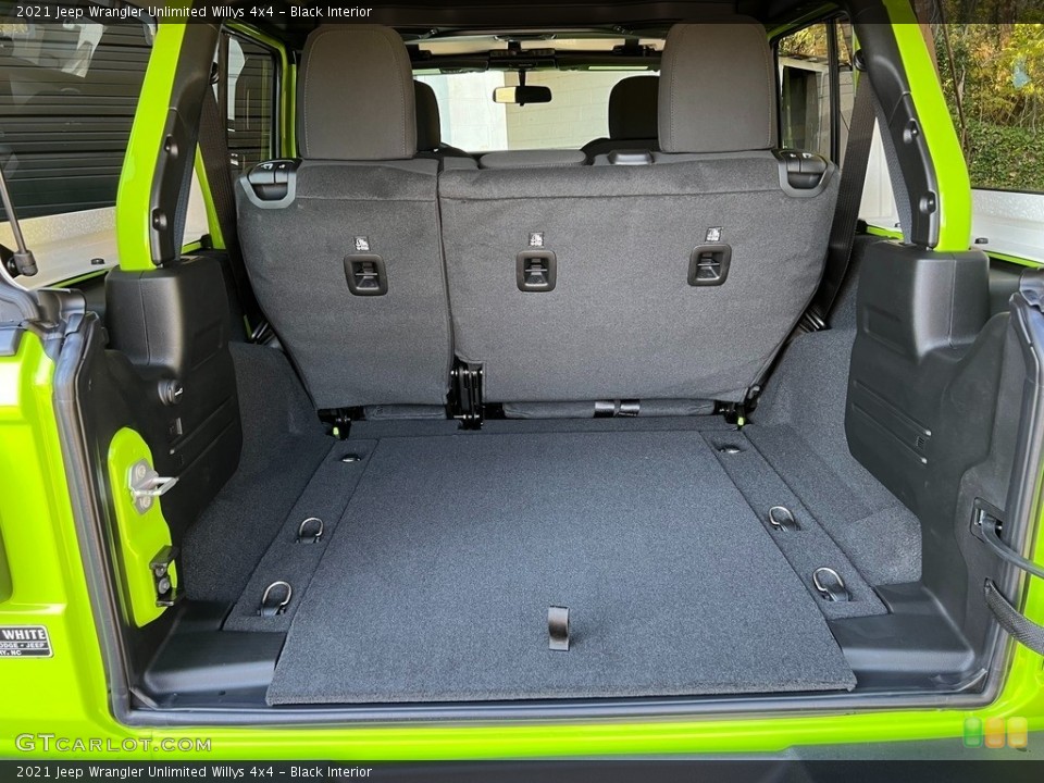 Black Interior Trunk for the 2021 Jeep Wrangler Unlimited Willys 4x4 #143251916