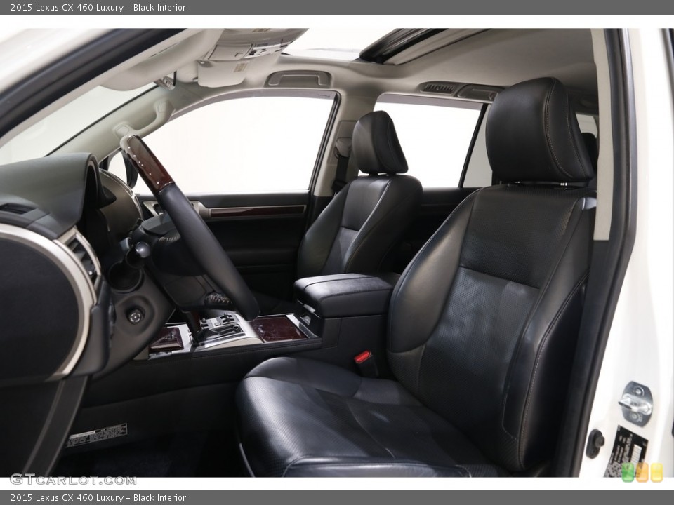 Black Interior Front Seat for the 2015 Lexus GX 460 Luxury #143253515