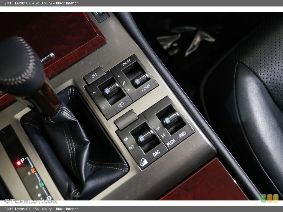 Black Interior Controls for the 2015 Lexus GX 460 Luxury #143253647