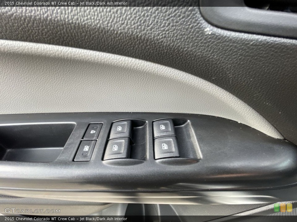 Jet Black/Dark Ash Interior Door Panel for the 2015 Chevrolet Colorado WT Crew Cab #143260108