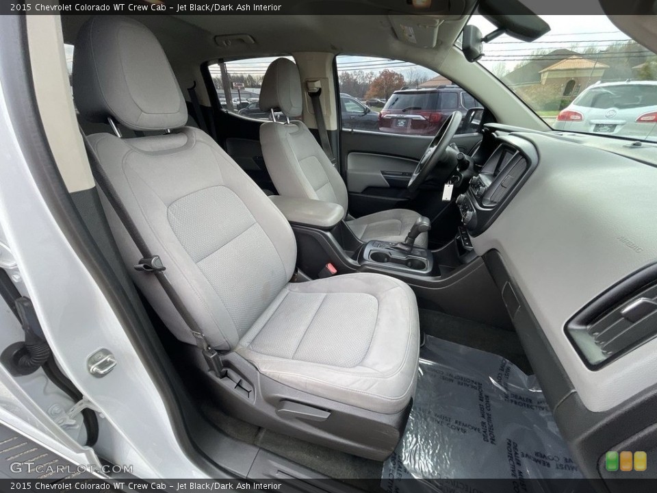 Jet Black/Dark Ash Interior Front Seat for the 2015 Chevrolet Colorado WT Crew Cab #143260189