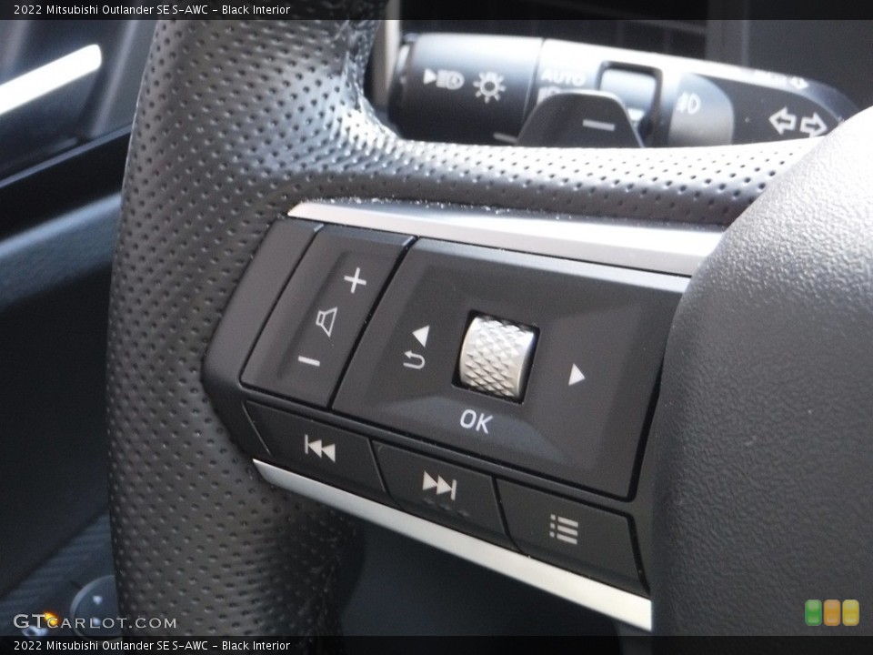 Black Interior Steering Wheel for the 2022 Mitsubishi Outlander SE S-AWC #143261077