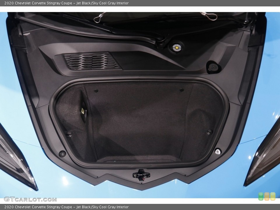 Jet Black/Sky Cool Gray Interior Trunk for the 2020 Chevrolet Corvette Stingray Coupe #143261287