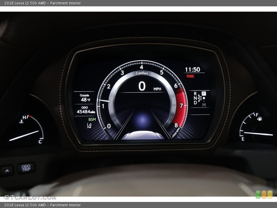 Parchment Interior Gauges for the 2018 Lexus LS 500 AWD #143262824