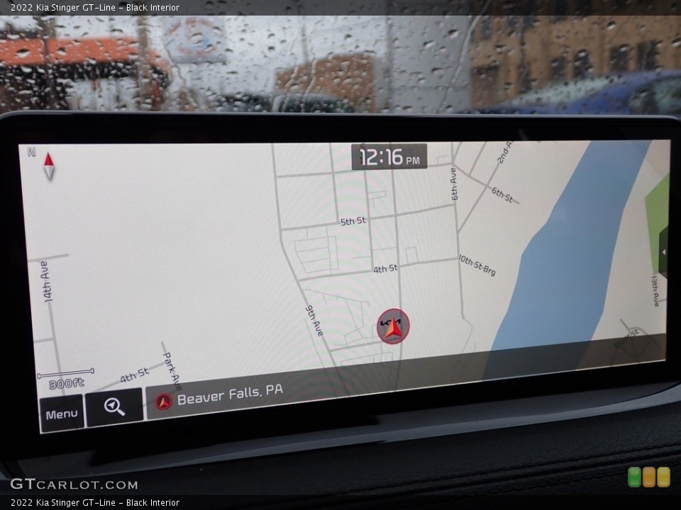 Black Interior Navigation for the 2022 Kia Stinger GT-Line #143263500