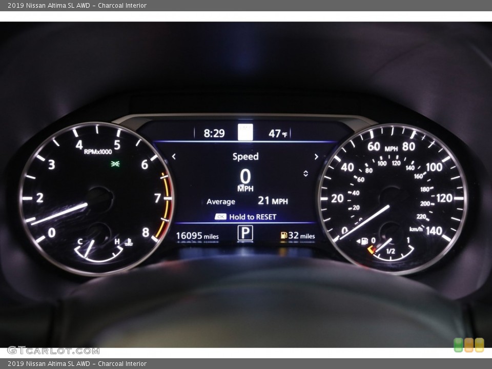 Charcoal Interior Gauges for the 2019 Nissan Altima SL AWD #143265895