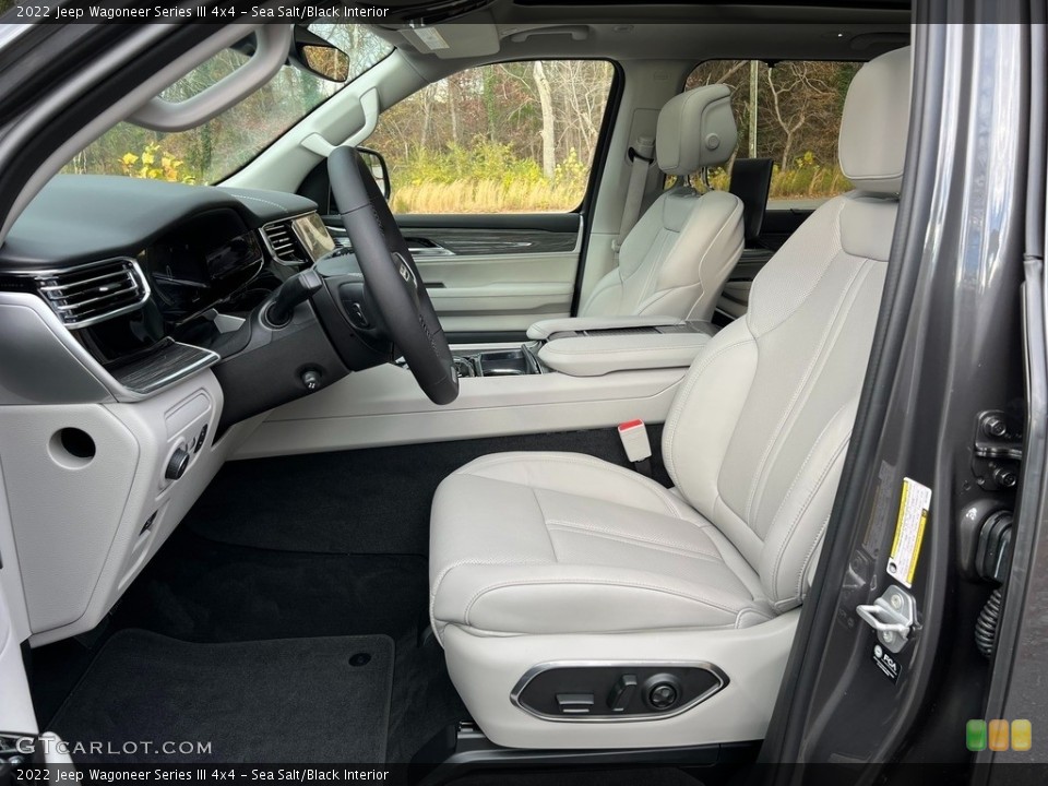 Sea Salt/Black Interior Front Seat for the 2022 Jeep Wagoneer Series III 4x4 #143267221