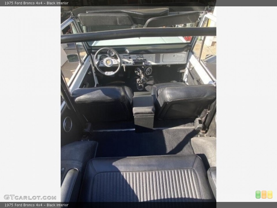 Black Interior Rear Seat for the 1975 Ford Bronco 4x4 #143268328