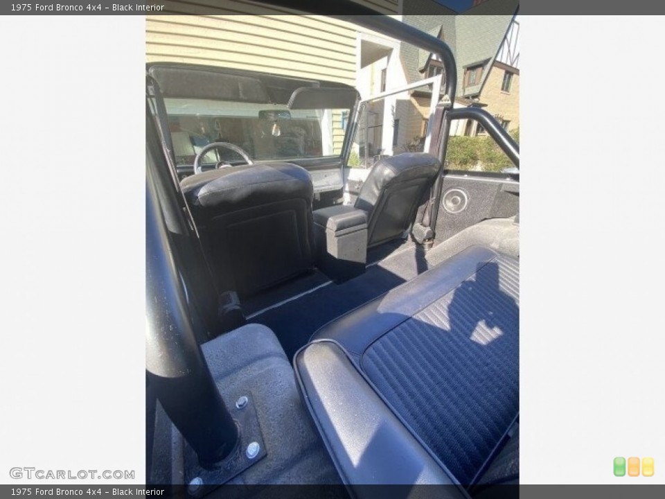 Black Interior Rear Seat for the 1975 Ford Bronco 4x4 #143268352