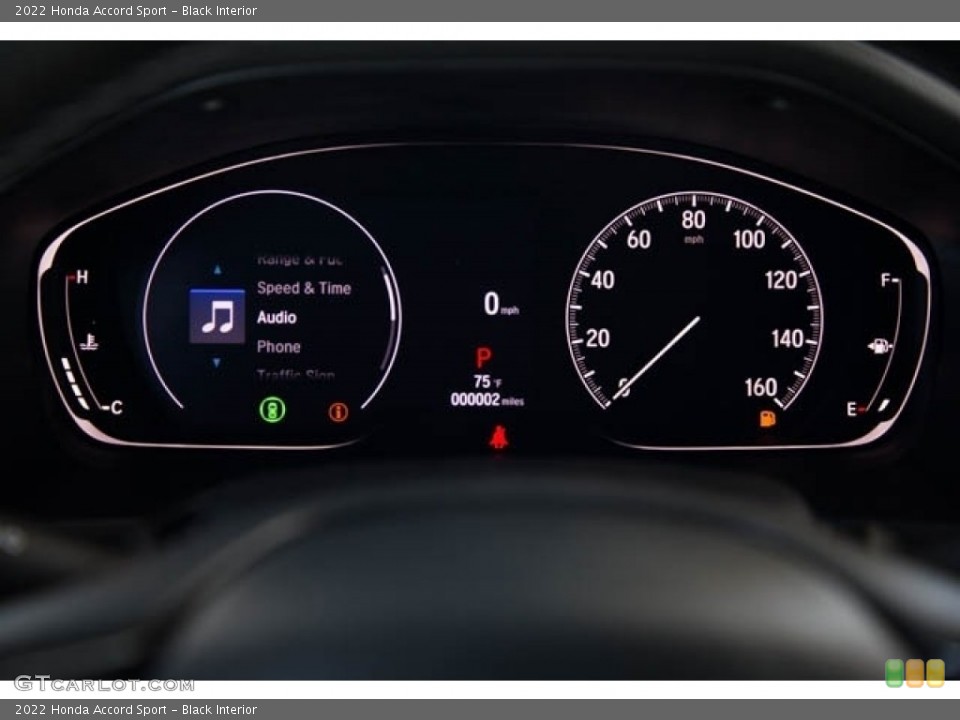 Black Interior Gauges for the 2022 Honda Accord Sport #143272620