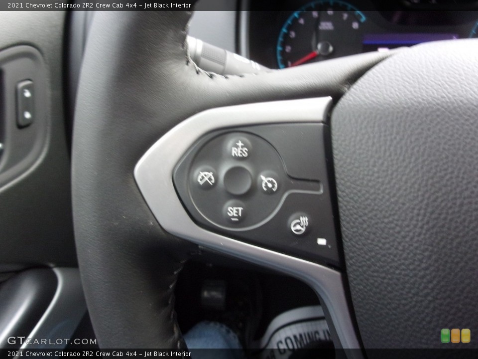 Jet Black Interior Steering Wheel for the 2021 Chevrolet Colorado ZR2 Crew Cab 4x4 #143273739