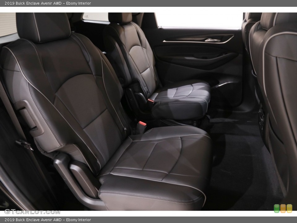 Ebony Interior Rear Seat for the 2019 Buick Enclave Avenir AWD #143273967
