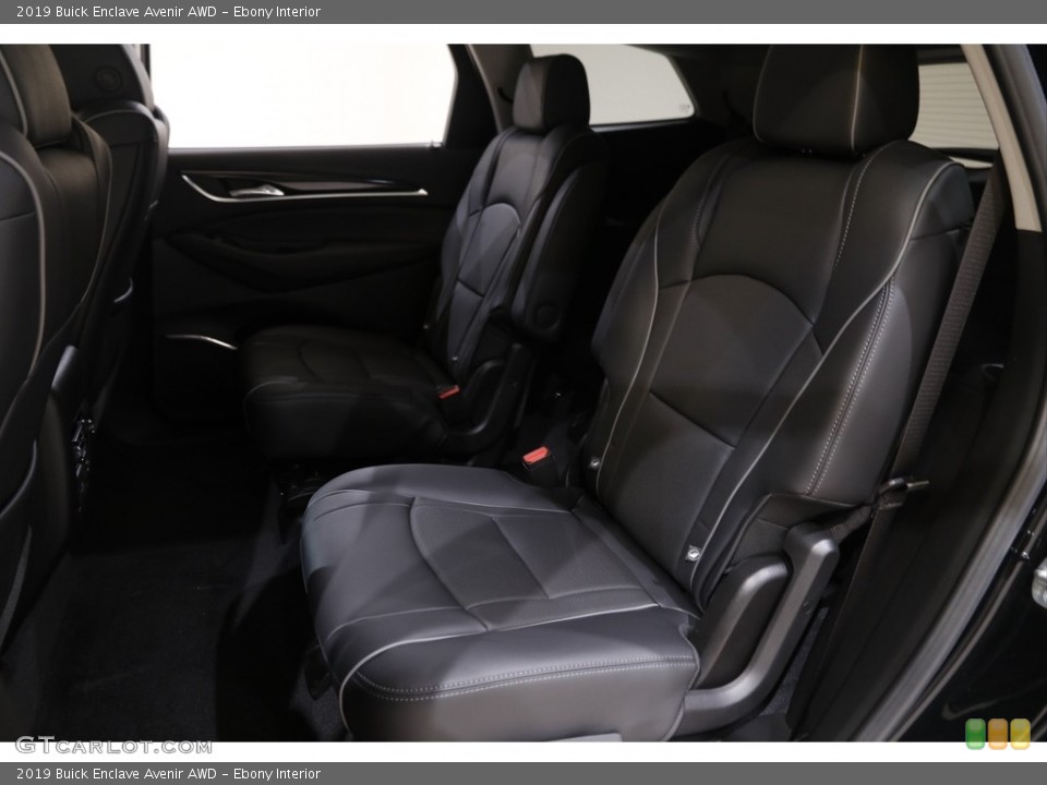 Ebony Interior Rear Seat for the 2019 Buick Enclave Avenir AWD #143273979