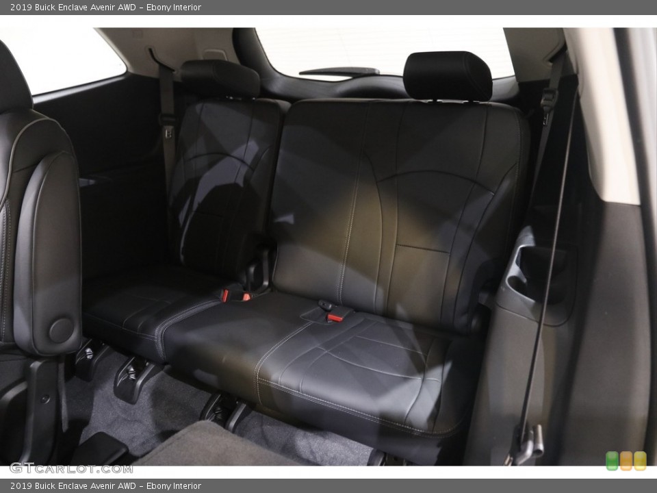 Ebony Interior Rear Seat for the 2019 Buick Enclave Avenir AWD #143273991