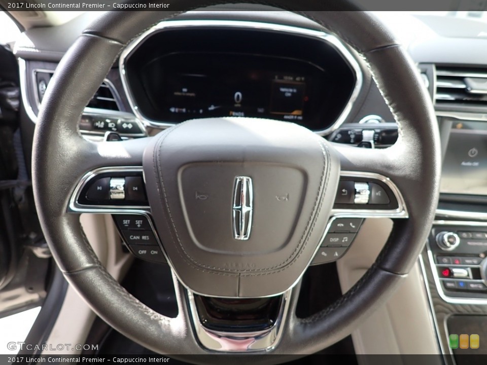 Cappuccino Interior Steering Wheel for the 2017 Lincoln Continental Premier #143274009