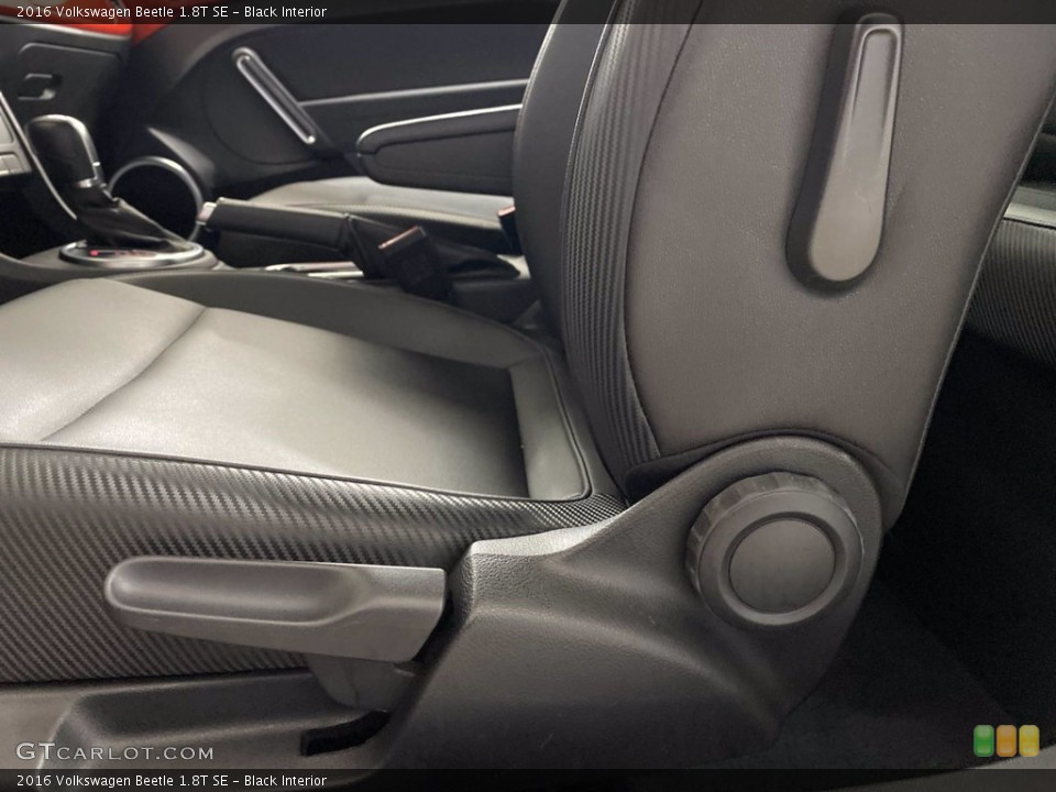 Black Interior Front Seat for the 2016 Volkswagen Beetle 1.8T SE #143275082