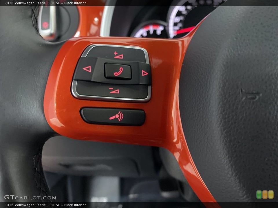 Black Interior Steering Wheel for the 2016 Volkswagen Beetle 1.8T SE #143275174