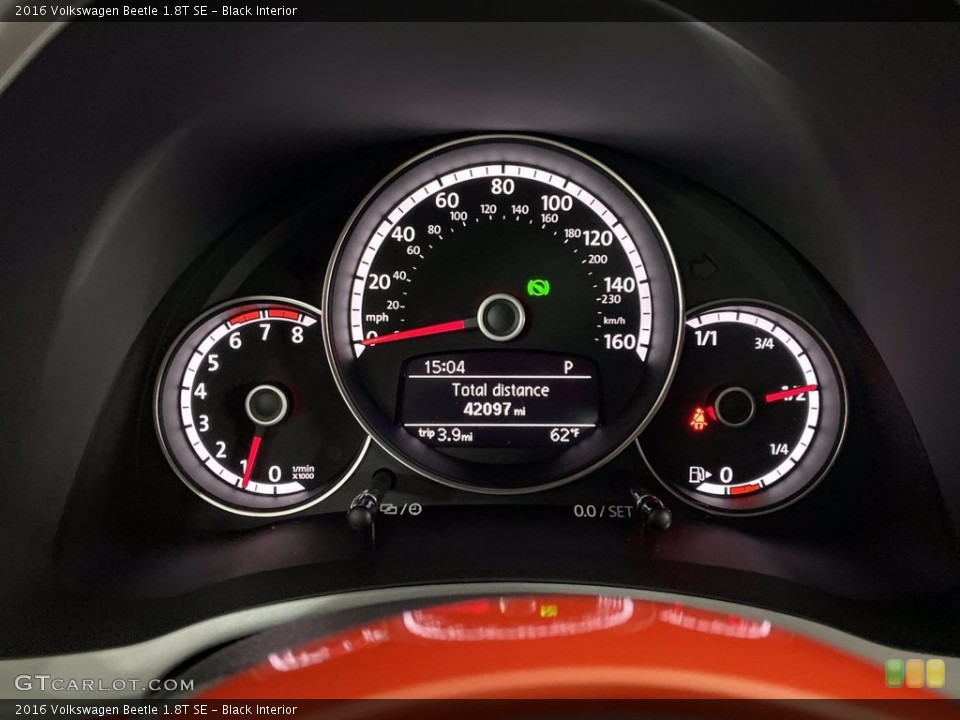 Black Interior Gauges for the 2016 Volkswagen Beetle 1.8T SE #143275207