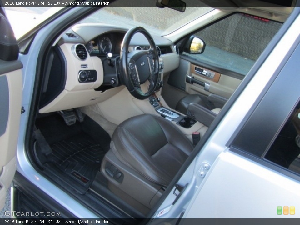 Almond/Arabica Interior Front Seat for the 2016 Land Rover LR4 HSE LUX #143276550