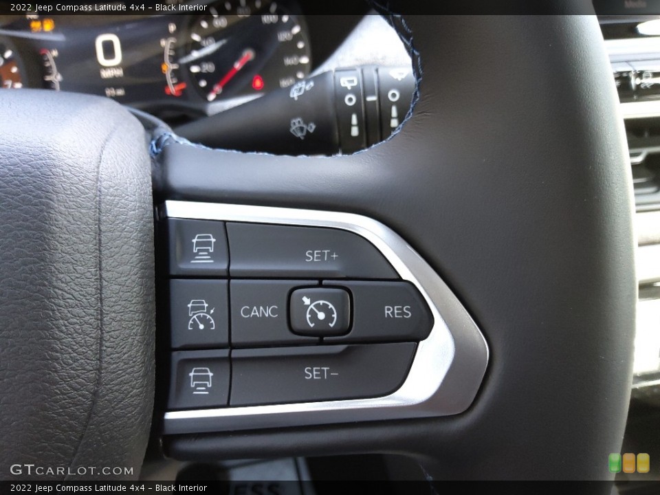 Black Interior Steering Wheel for the 2022 Jeep Compass Latitude 4x4 #143277330