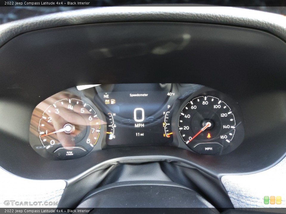Black Interior Gauges for the 2022 Jeep Compass Latitude 4x4 #143277333