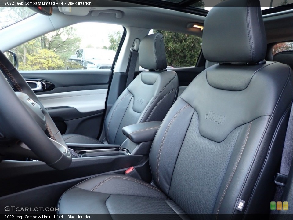 Black Interior Front Seat for the 2022 Jeep Compass Limited 4x4 #143278508