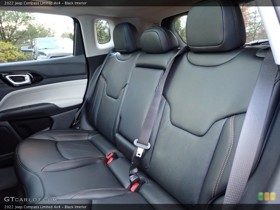 Black Interior Rear Seat for the 2022 Jeep Compass Limited 4x4 #143278528