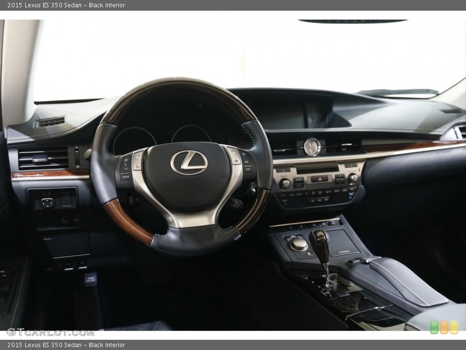 Black Interior Dashboard for the 2015 Lexus ES 350 Sedan #143280455