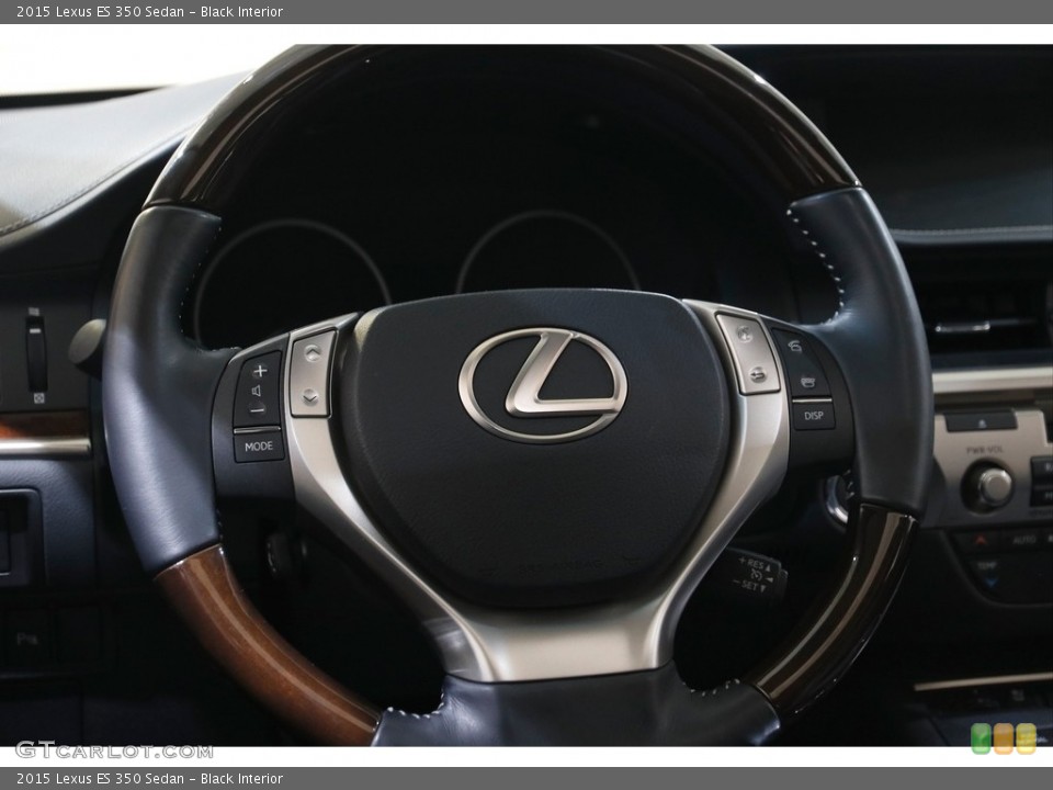 Black Interior Steering Wheel for the 2015 Lexus ES 350 Sedan #143280474