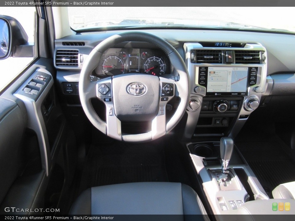 Black/Graphite Interior Dashboard for the 2022 Toyota 4Runner SR5 Premium #143285965