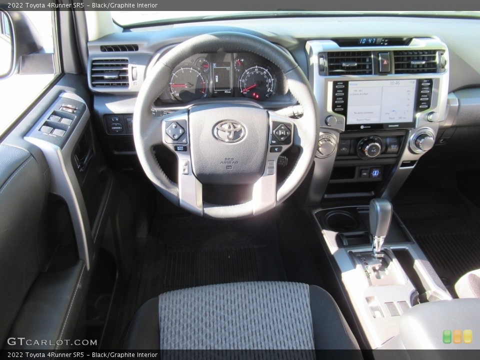 Black/Graphite Interior Dashboard for the 2022 Toyota 4Runner SR5 #143286460