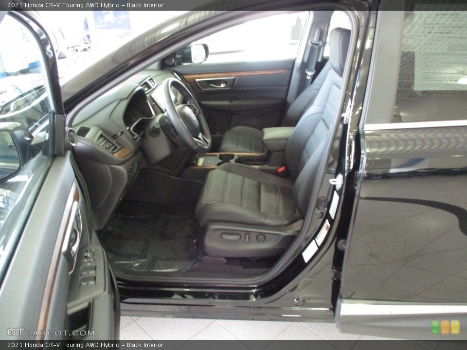 Black Interior Front Seat for the 2021 Honda CR-V Touring AWD Hybrid #143290827