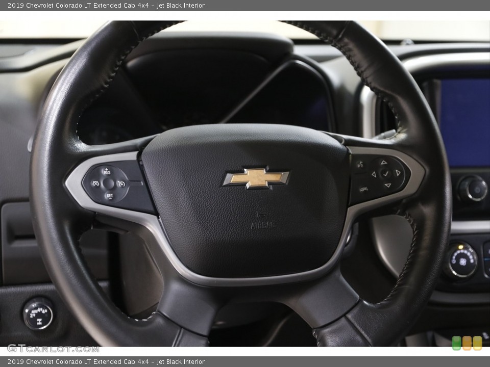 Jet Black Interior Steering Wheel for the 2019 Chevrolet Colorado LT Extended Cab 4x4 #143292880
