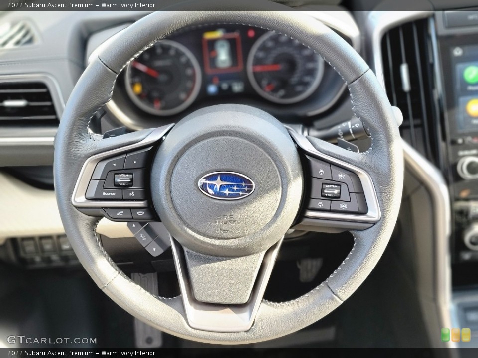Warm Ivory Interior Steering Wheel for the 2022 Subaru Ascent Premium #143294729