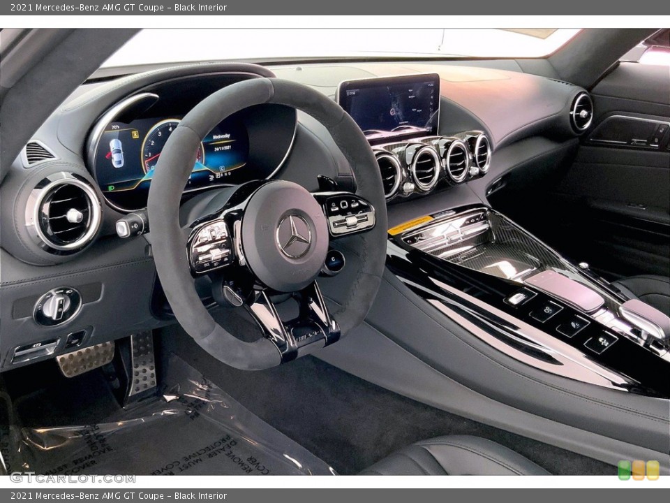 Black Interior Dashboard for the 2021 Mercedes-Benz AMG GT Coupe #143295852