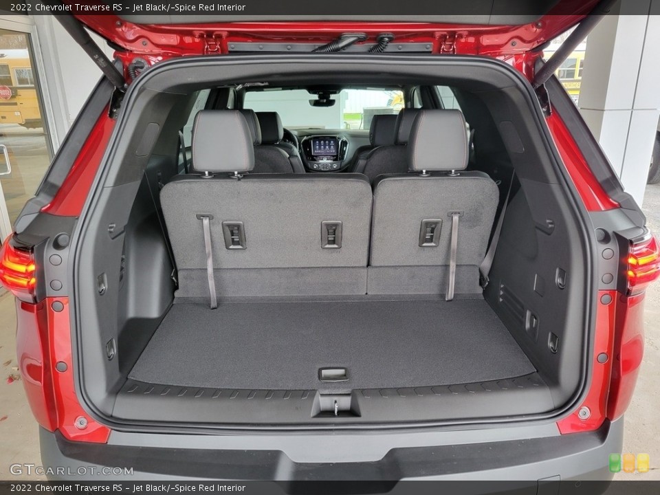 Jet Black/­Spice Red Interior Trunk for the 2022 Chevrolet Traverse RS #143296629