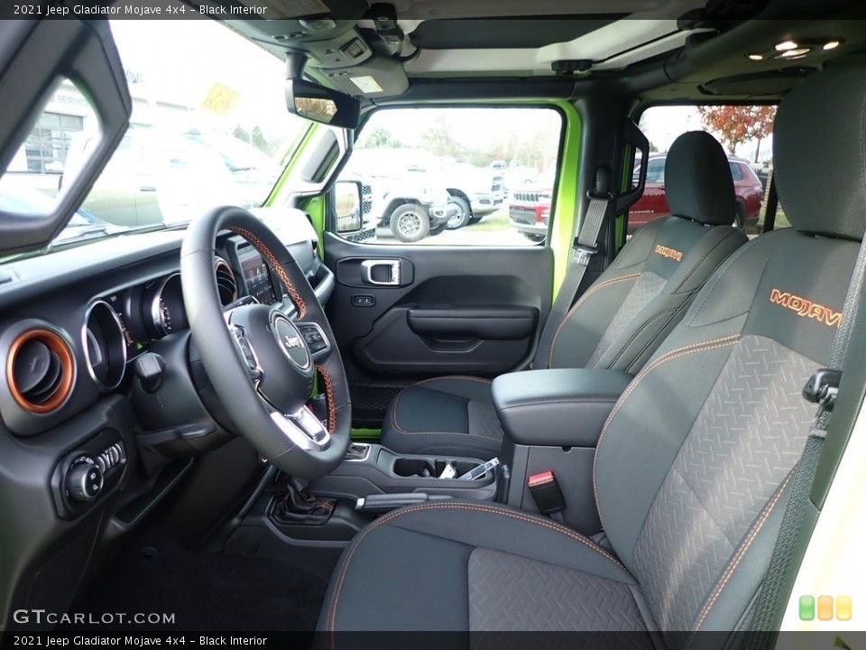 Black Interior Photo for the 2021 Jeep Gladiator Mojave 4x4 #143297077
