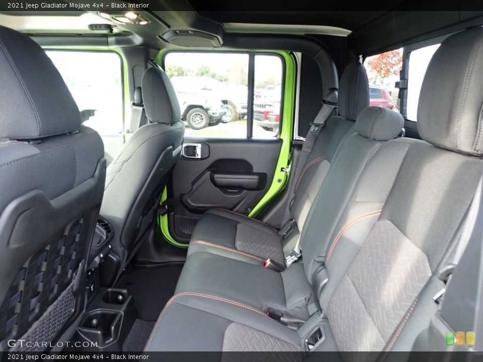 Black Interior Rear Seat for the 2021 Jeep Gladiator Mojave 4x4 #143297100