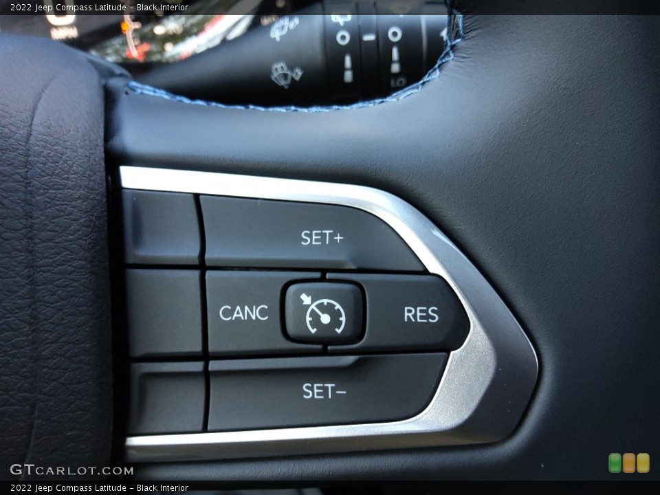 Black Interior Steering Wheel for the 2022 Jeep Compass Latitude #143298018