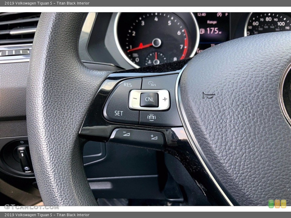 Titan Black Interior Steering Wheel for the 2019 Volkswagen Tiguan S #143298746