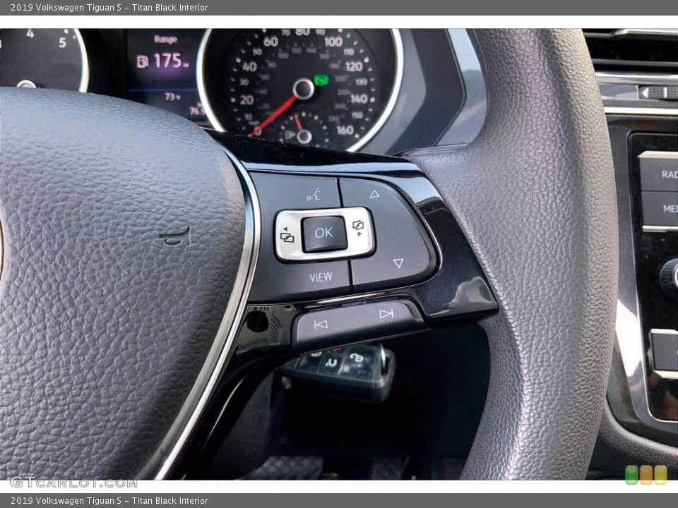 Titan Black Interior Steering Wheel for the 2019 Volkswagen Tiguan S #143298770