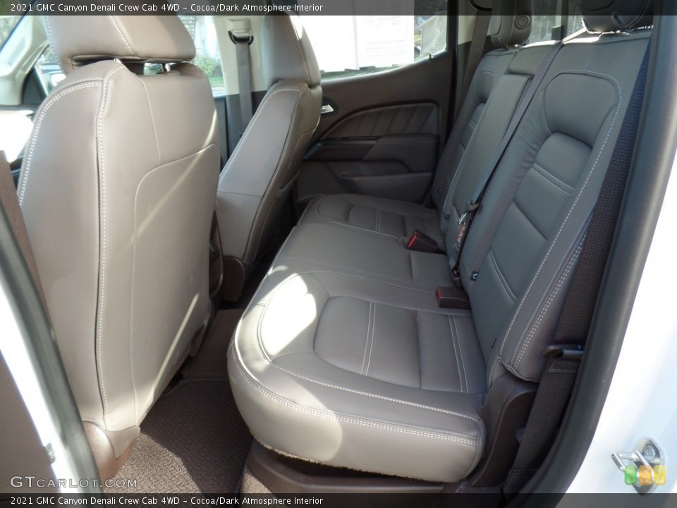 Cocoa/Dark Atmosphere Interior Rear Seat for the 2021 GMC Canyon Denali Crew Cab 4WD #143299667