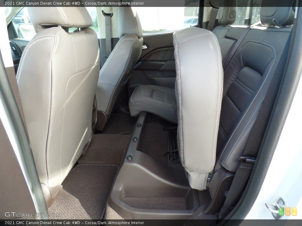 Cocoa/Dark Atmosphere Interior Rear Seat for the 2021 GMC Canyon Denali Crew Cab 4WD #143299685