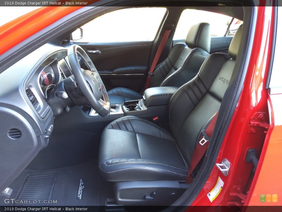 Black Interior Front Seat for the 2019 Dodge Charger SRT Hellcat #143302526