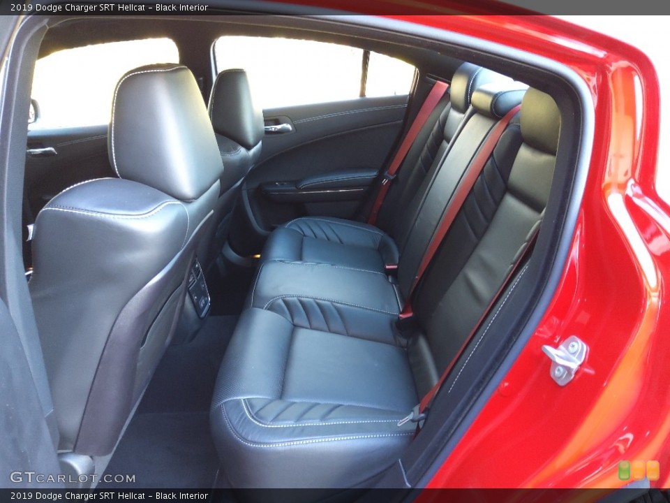 Black Interior Rear Seat for the 2019 Dodge Charger SRT Hellcat #143302595