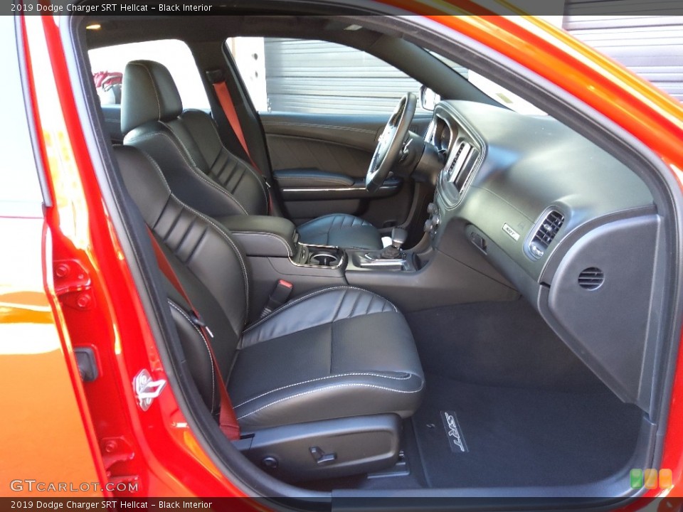 Black Interior Front Seat for the 2019 Dodge Charger SRT Hellcat #143302697