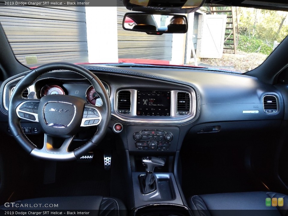Black Interior Dashboard for the 2019 Dodge Charger SRT Hellcat #143302721